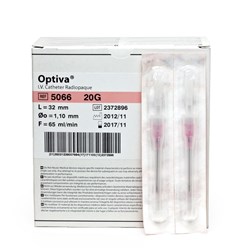 Optiva I.V. Catheters 20G x 32mm (5056) 91553