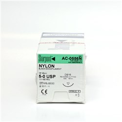 Sutures Nylon Surgical Specialties 5/0 16mm 12 A0556N 45cm