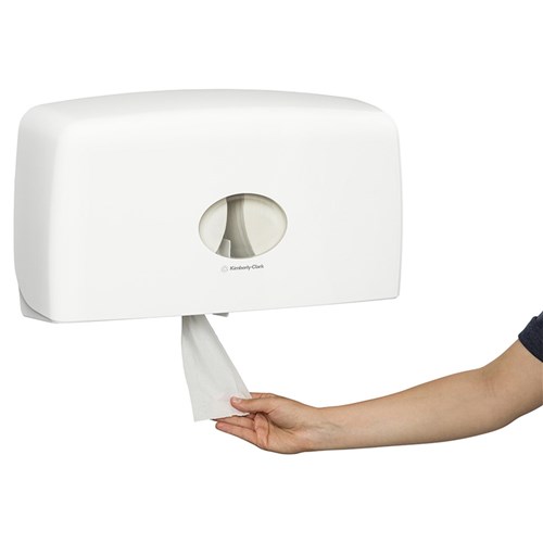 Aquarius Jumbo Twin Toilet Roll Dispenser (5748/5749)  70210