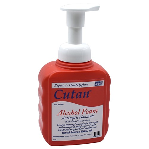 Cutan Alcohol Foam Hand Sanitiser 400ml