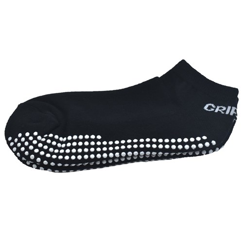Safety Socks Med (Med-Lge Sizes 7-11) Black Gripperz
