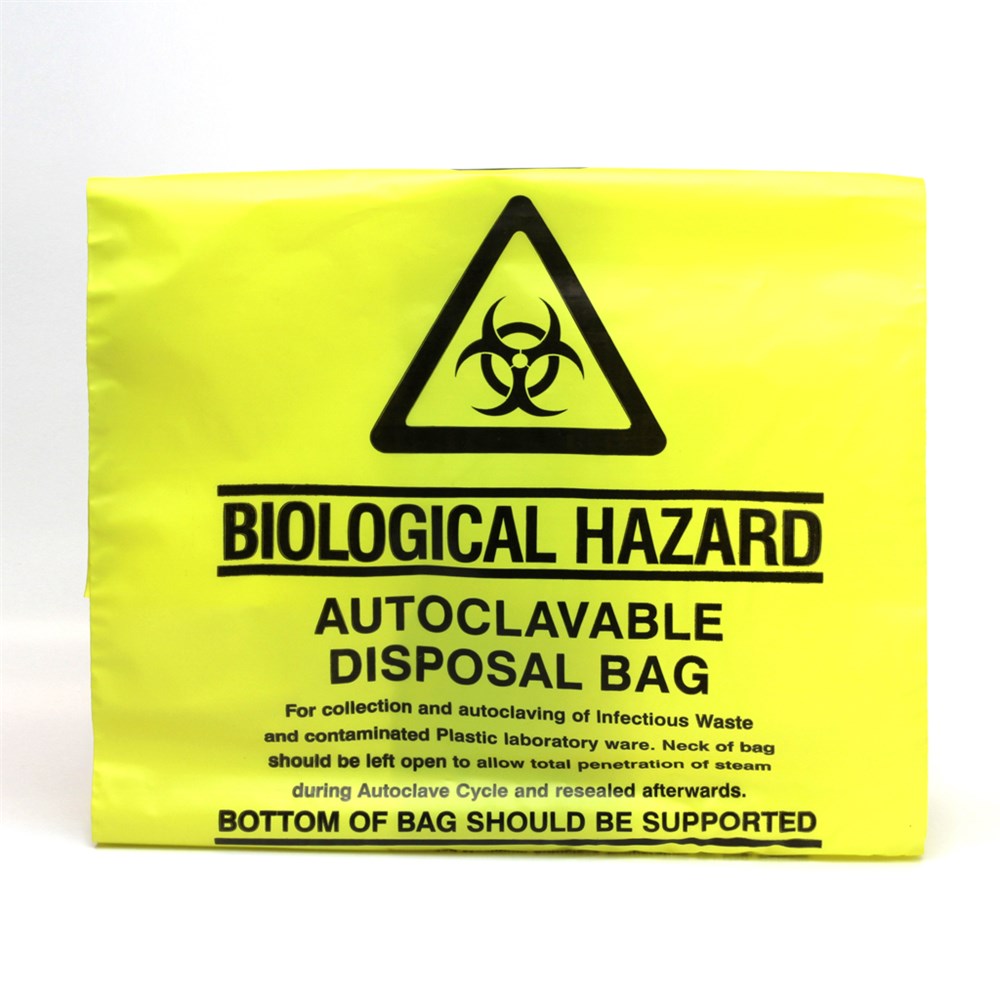 BioHazard Waste Bags Yellow 30 x 60cm SSS Australia SSS Australia