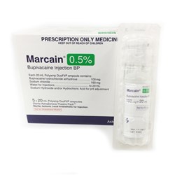 Marcain Plain 0.5% 5 x 20ml RD
