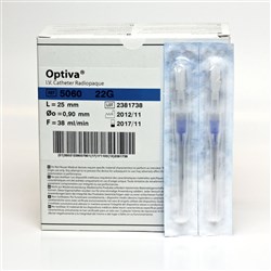Optiva I.V. Catheters 22G x 25mm (5050) 91563