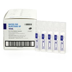 Water for Injection Poly Ampoules 50 x 10ml