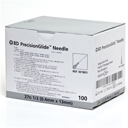 Needles B.D. 27G x 13mm