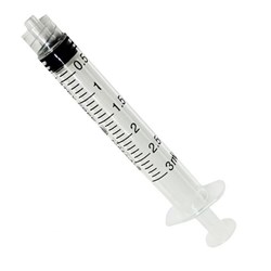 Syringes B.D. 3ml Luer Lock