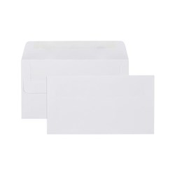 Stationery Envelopes Plain Press Seal 110 x 220mm