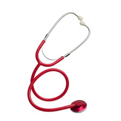 Stethoscope Nurses Single Head Red Liberty