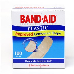 Bandaid Plastic Strips 100 17149-5 37206127