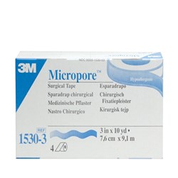Micropore Surgical Tape 75mm x 9.1m 1530-3