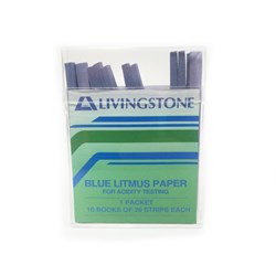 Litmus Paper Blue Strips Bottle of 200
