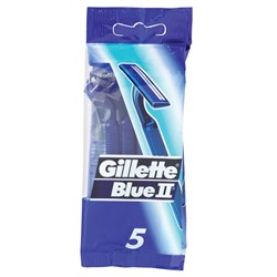Gillette Blue 2 Razor Twin Blade Fixed Pack 5