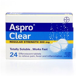 Aspro Clear Pack of 24 SM