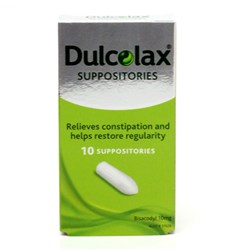 Dulcolax Suppository Adult 10mg Pack of 10