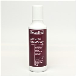 Betadine Antiseptic Liquid Spray 75ml