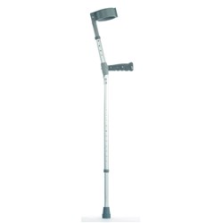 Crutches Aluminium Elbow Adult Medium Adjust 89-120cm