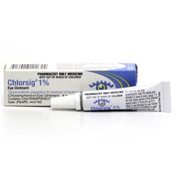 Chlorsig Eye Ointment 1% 4g SM