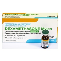 Dexamethasone Vial 4mg/1ml 5 x 1ml SM