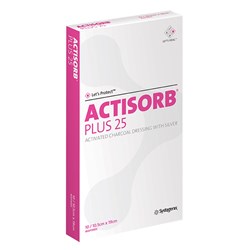 Actisorb Plus 25 Charcoal Dressings 10.5 x 19cm B10 MAP190