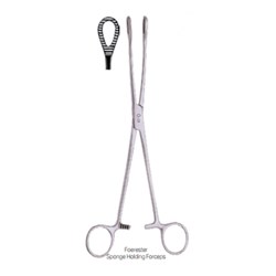 Forceps Sponge Holding Foerster 25cm Straight-Ser (Theatre)