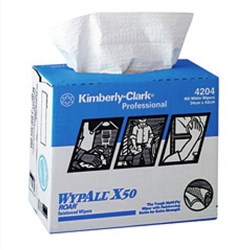 Wypall X50 Pop-Up Wipers 24 x 42cm White 4204