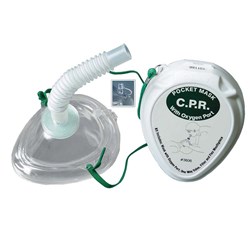 Mask Pocket Resuscitator CPR With Head Strap