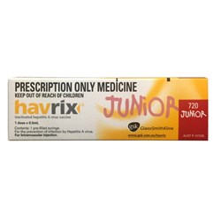 Vaccine Hepatitis-A Havrix Junior 720 SM