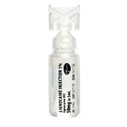 Lignocaine Injection Plain 1% 50 x 5ml SM