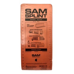 Sam Splint - Orange Blue Flat 10 x 90cm 36"(SP1121F/R)