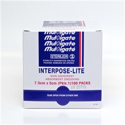 Multigate Interpose-Lite Non Adher Dressings 7.5 x 5cm P100