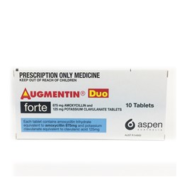 Augmentin Tablets 875mg Duo Forte Pack of 10 SM