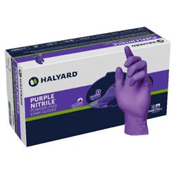Halyard Purple Nitrile Examination Gloves Medium