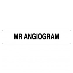 X-Ray Label (Mr Angiogram)