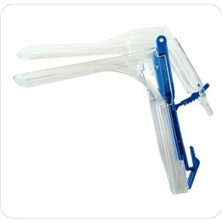 Disposable Vaginal Specula Large Screw Lock Eos (Blue)