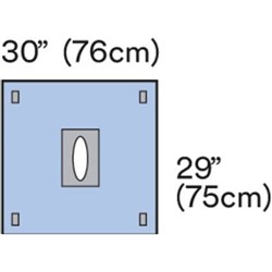 Steri-Drape Adhesive Apperture Drape 75x75cm (4 x B40) 9029