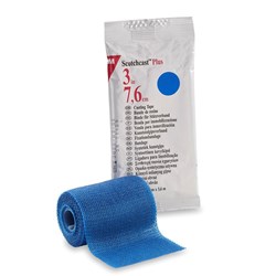 Scotchcast Semi-Rigid Soft Casting Tape 75mm x 3.6m Dark Blue 82103B