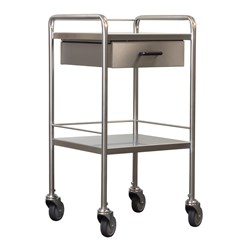 Trolley Dressing Vost S/Steel 1 Drawer 50 x 50 x 90cm