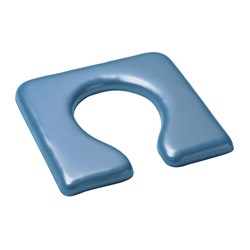 Shower Commode Seat Open 445mm Polyurethane Blue