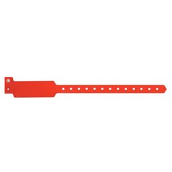 I.D. Bands Sentry Super Bands Red Full Colour Adult/Paediatric
