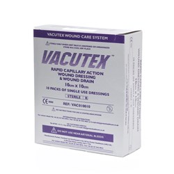 Vacutex Capillary Action Wound Dressing 10 x 10cm B10