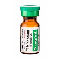 Midazolam Inj  5mg x 1ml  B10 (Glass Amp) SM