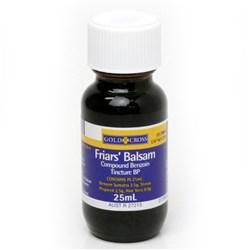 Friars Balsam 25ml (Benzoin Tincture) Gold Cross