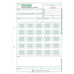 Meditrax Patient Record Sheets (A4 Full Page) 50 Shts/Pad