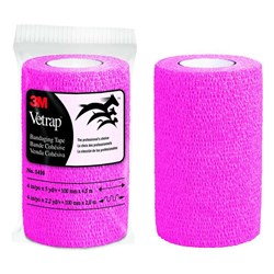 Vet Wrap 100mm Tape Hot Pink