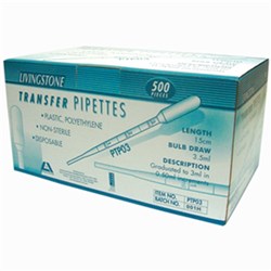 Pipette Transfer 3ml Non Sterile