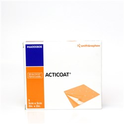 Acticoat 5 x 5cm Antimicrobial Barrier Dressing B5