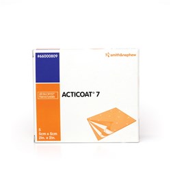 Acticoat 7  5cm x 5cm B5 Antimicrobial Barrier Dressing