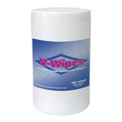 V-Wipes Disinfectant Wipes Hospital Grade 100