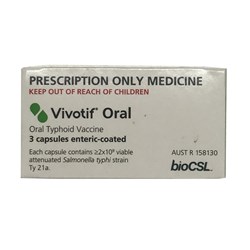 Vaccine Vivotif Oral Caps x 3 SM